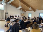 Beiratssitzung des Biosphärengebiet Schwäbische Alb e. V. am 14. April 2026 in der Schlossberghalle in Dettingen unter Teck im Landkreis Esslingen; Foto: Geschäftsstelle Biosphärengebiet Schwäbische Alb.
