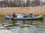  „We stand with the World‘s Rangers“ – Kanutour mit Rangern im Müritz-Nationalpark. © Patric Heintz