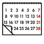 Icon eines Kalenders