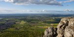 Ausblick vom Breitenstein auf ein Tal